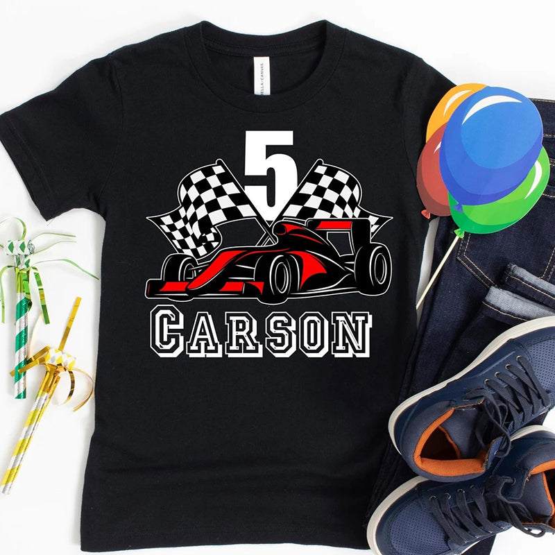 Race Car Birthday Shirt
