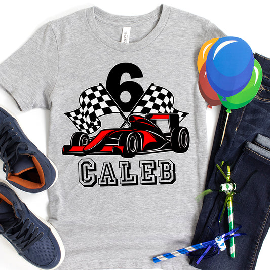 Race Car Birthday Shirt
